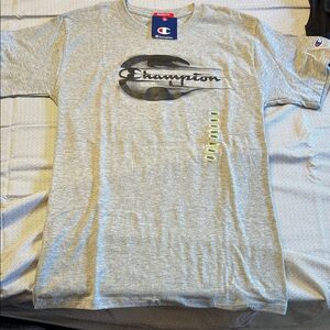 Champion Heather Gray Men's Short Sleeve Tee